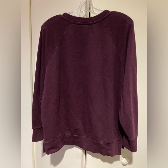 PINK Victoria's Secret Maroon Sweatshirt with Rhinestones - Picture 5 of 5